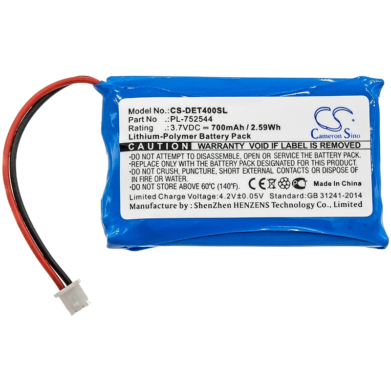 Li-Polymer Dog Collar Battery for Educator, 3.7V, 700mAh, Compatible Models: 1200 Transmitters, 400 Transmitters, 800 Receivers
Li-Polymer Dog Collar Battery for Educator, 3.7V, 700mAh, Compatible Models: 1200 Transmitters, 400 Transmitters, 800 Receivers