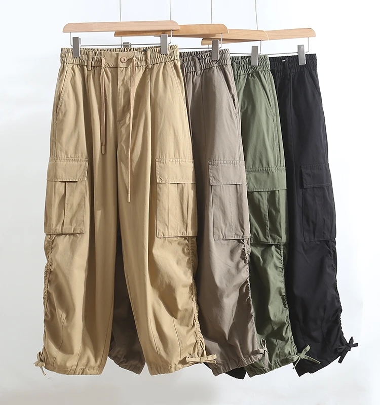 Retro Japanese Style Amekajie Wide Leg Casual Pants Men's Loose Fit Versatile Multi-Pocket Workwear Trousers for Youth
Retro Japanese Style Amekajie Wide Leg Casual Pants Men's Loose Fit Versatile Multi-Pocket Workwear Trousers for Youth
