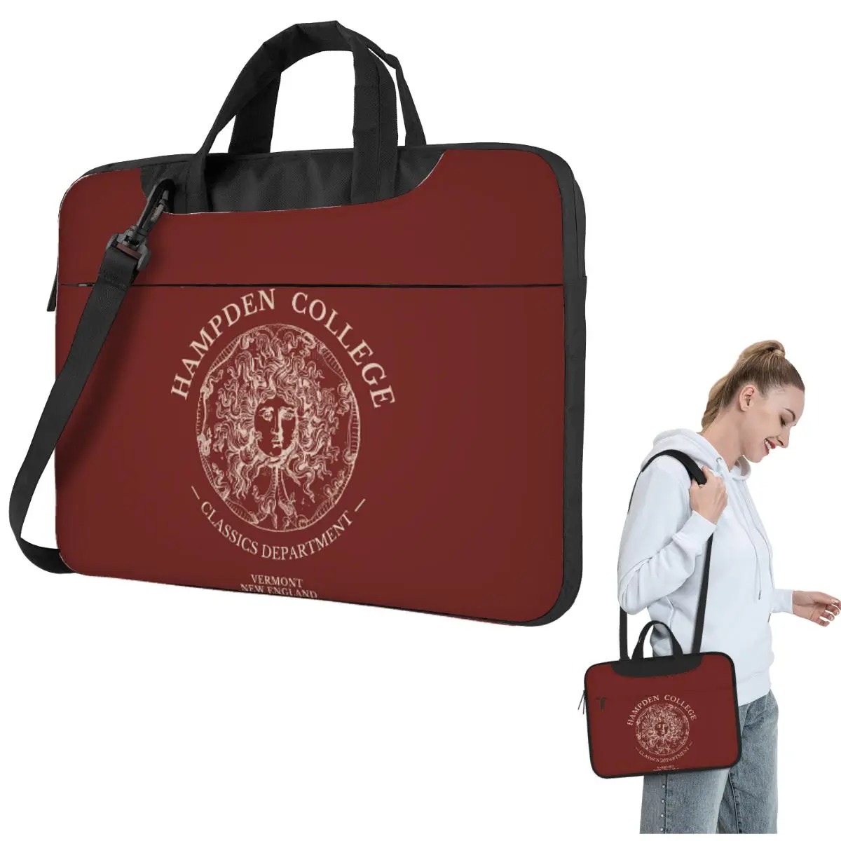 Hampden College Crossbody Laptop Bag Case Computer Bag 13 14 15.6 Inch Notebook Pouch for Macbook Pro
Hampden College Crossbody Laptop Bag Case Computer Bag 13 14 15.6 Inch Notebook Pouch for Macbook Pro