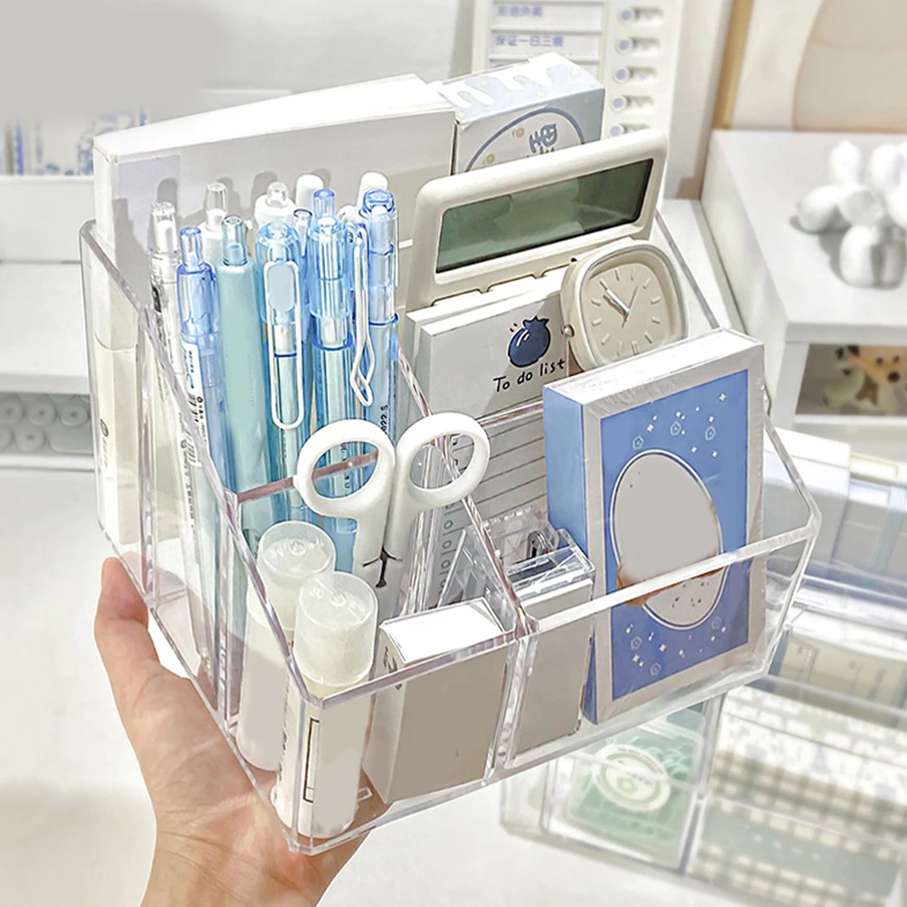 Multi-Grid Desktop Organizer Smooth Polishing Storage Box for Cosmetics Makeup Brush Holder Office Storage Organizer
Multi-Grid Desktop Organizer Smooth Polishing Storage Box for Cosmetics Makeup Brush Holder Office Storage Organizer