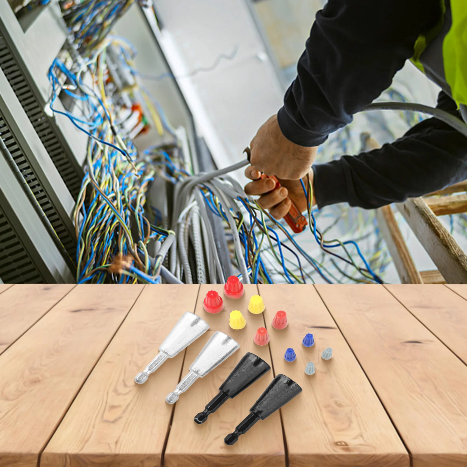 Quick Wire Twister for Electric Drills Efficient Connector Tool with 4 Twisters and 10 for Enhanced Performance
Quick Wire Twister for Electric Drills Efficient Connector Tool with 4 Twisters and 10 for Enhanced Performance