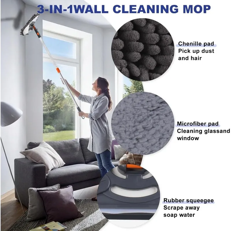 A80I Stainless Steel Steam Mop With Adjustable Design Ultrafine Fiber Cloth, 5 Section, 780G Weight
A80I Stainless Steel Steam Mop With Adjustable Design Ultrafine Fiber Cloth, 5 Section, 780G Weight