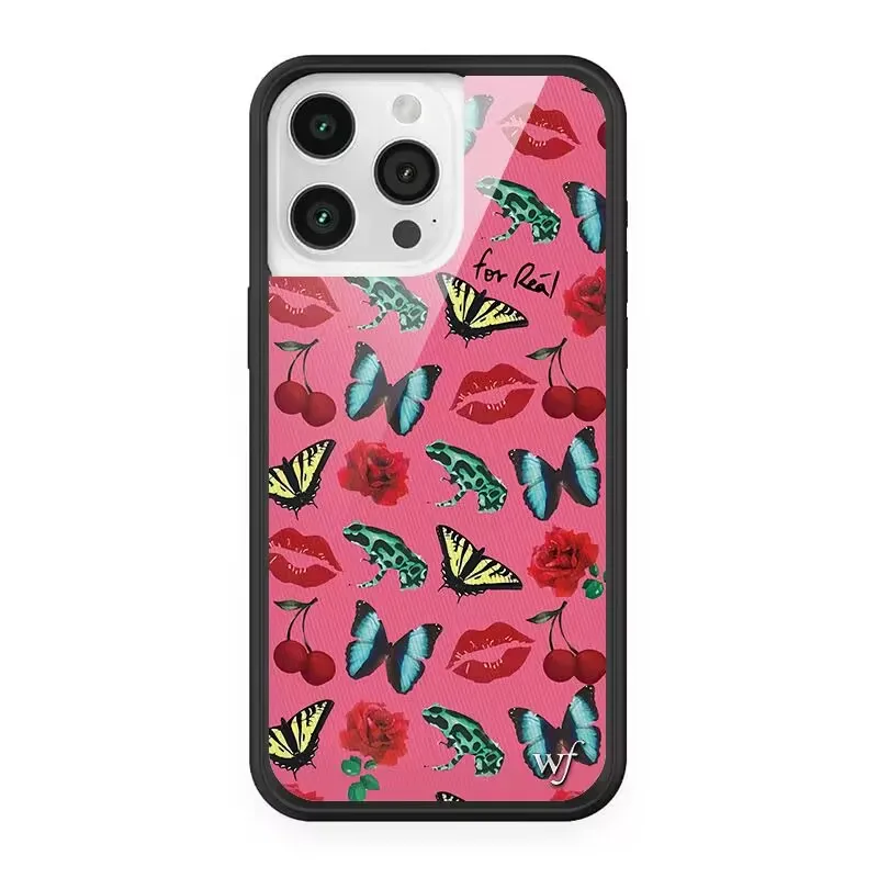 Wildflower 3D Cute Cartoon Pink Butterfly Phone Case for iPhone 16 15 14 13 12 Pro Max Plus WF Colors Shockproof Cover Funda
Wildflower 3D Cute Cartoon Pink Butterfly Phone Case for iPhone 16 15 14 13 12 Pro Max Plus WF Colors Shockproof Cover Funda