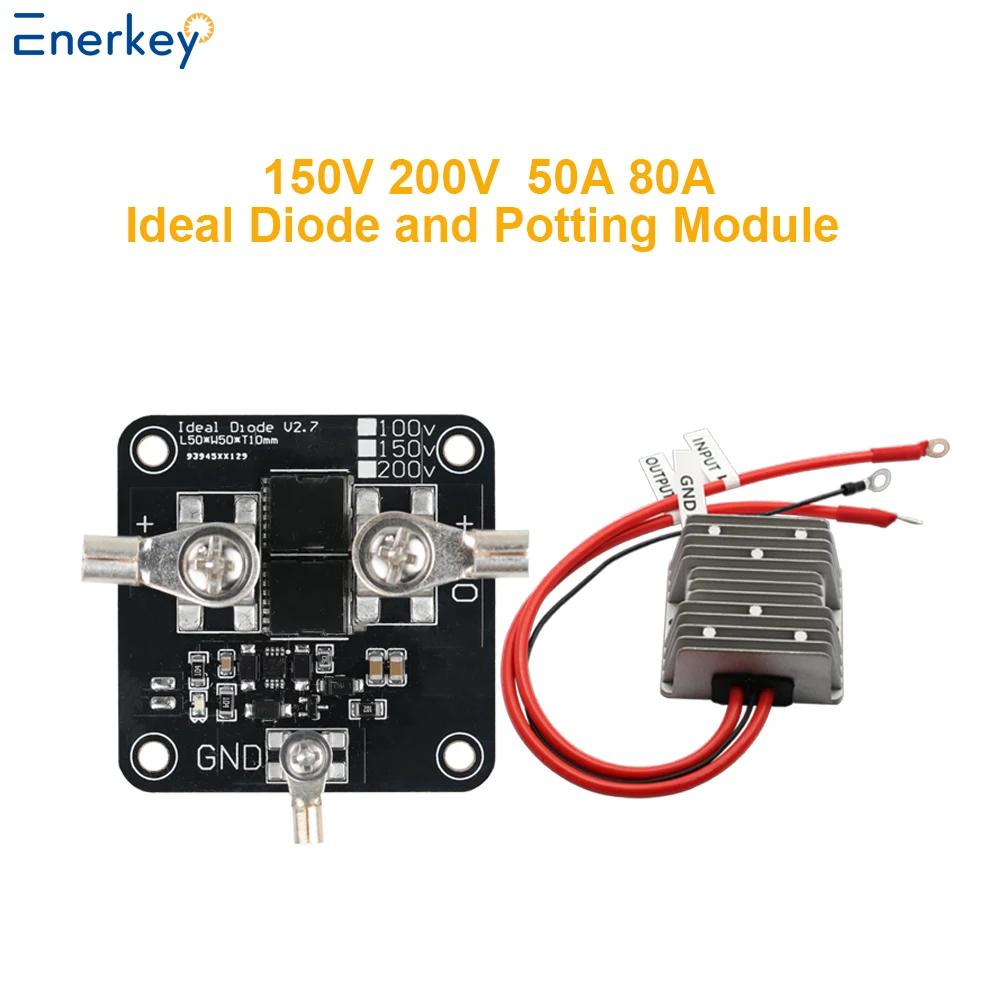 Enerkey 150 В 200 В 50 А 80 А Высокоточный идеальный диодный модуль для горшков Солнечная защита от обратного зарядки Защита от обратного тока
Enerkey 150 В 200 В 50 А 80 А Высокоточный идеальный диодный модуль для горшков Солнечная защита от обратного зарядки Защита от обратного тока