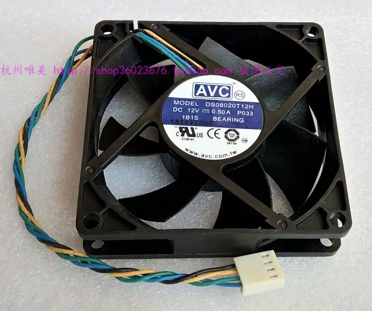 НОВЫЙ AVC 8020 8CMDS08020T12H 0,50A 4-контактный шарикоподшипник с контролем температуры ШИМ-вентилятор охлаждения
НОВЫЙ AVC 8020 8CMDS08020T12H 0,50A 4-контактный шарикоподшипник с контролем температуры ШИМ-вентилятор охлаждения