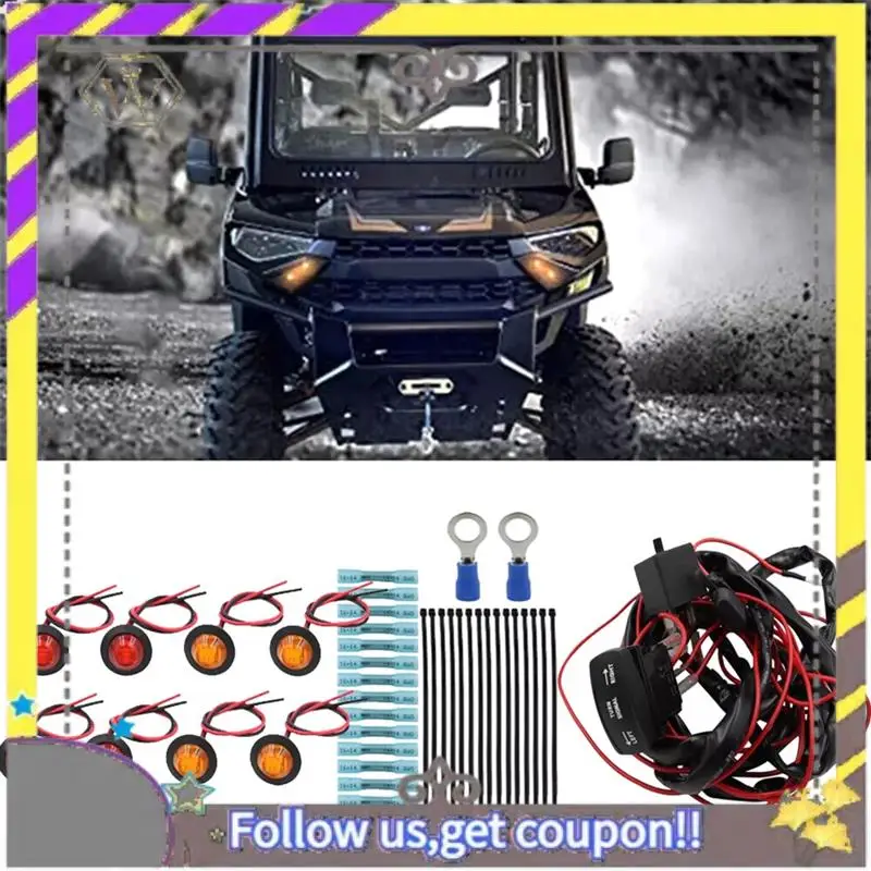 ABXV-Motorcycle Universal Rocker Switch Turn Signal Kit Horn Flasher Relay Kit For SXS UTV ATV Dirt Bike Polaris Kawasaki
ABXV-Motorcycle Universal Rocker Switch Turn Signal Kit Horn Flasher Relay Kit For SXS UTV ATV Dirt Bike Polaris Kawasaki