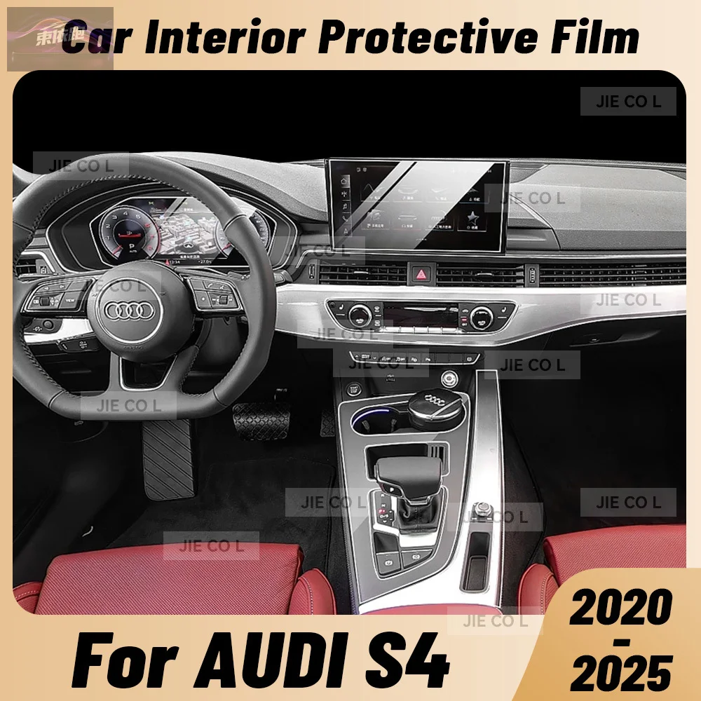 Anti-scratch Car Interior For AUDI S4 2020-2025 Center Console Media Dashboard Navigation TPU Protector Film Sticker Accessories
Anti-scratch Car Interior For AUDI S4 2020-2025 Center Console Media Dashboard Navigation TPU Protector Film Sticker Accessories