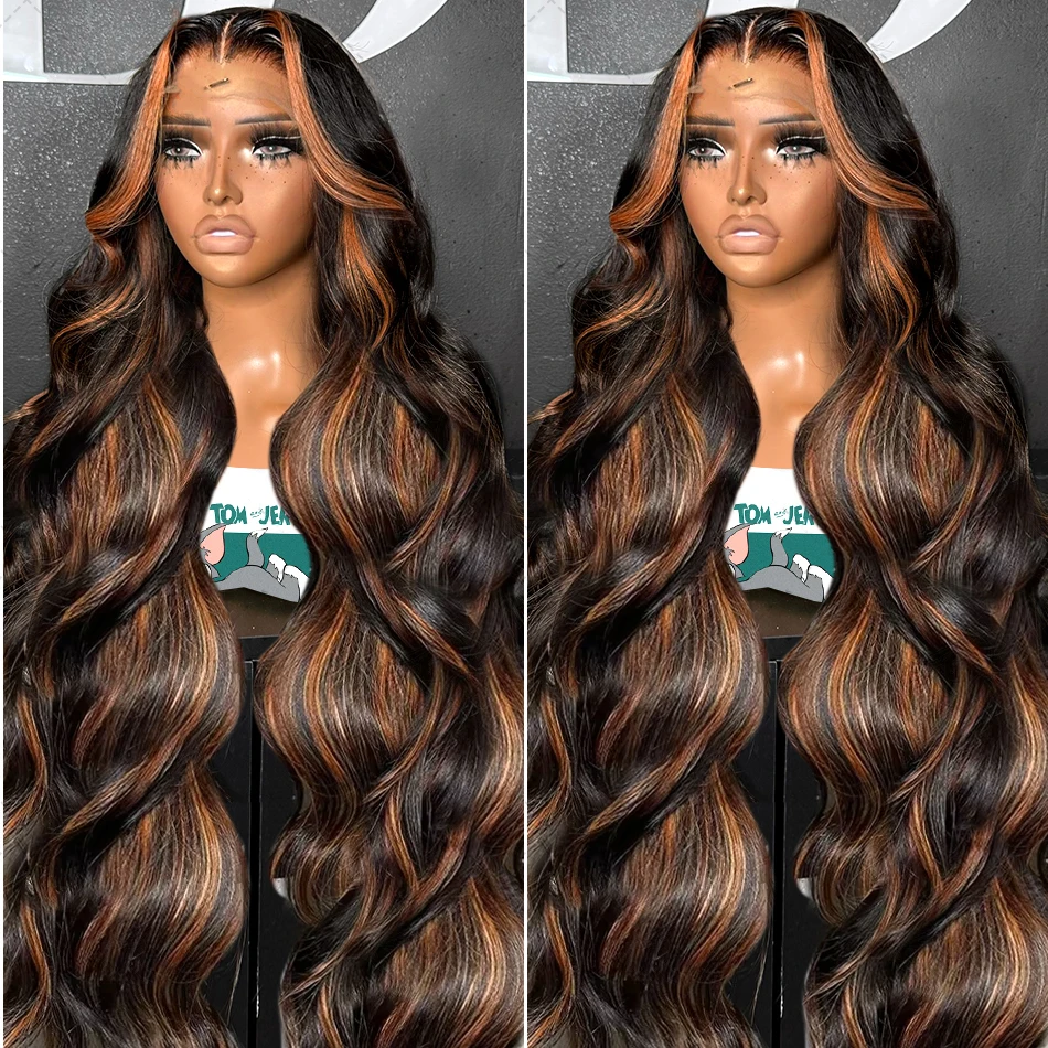 300 High Density 1B/30 Ombre Highlight Body Wave 13x4 HD Lace Front Human Hair Wigs Black Brown Colored 13x4 Lace Frontal Wig
300 High Density 1B/30 Ombre Highlight Body Wave 13x4 HD Lace Front Human Hair Wigs Black Brown Colored 13x4 Lace Frontal Wig