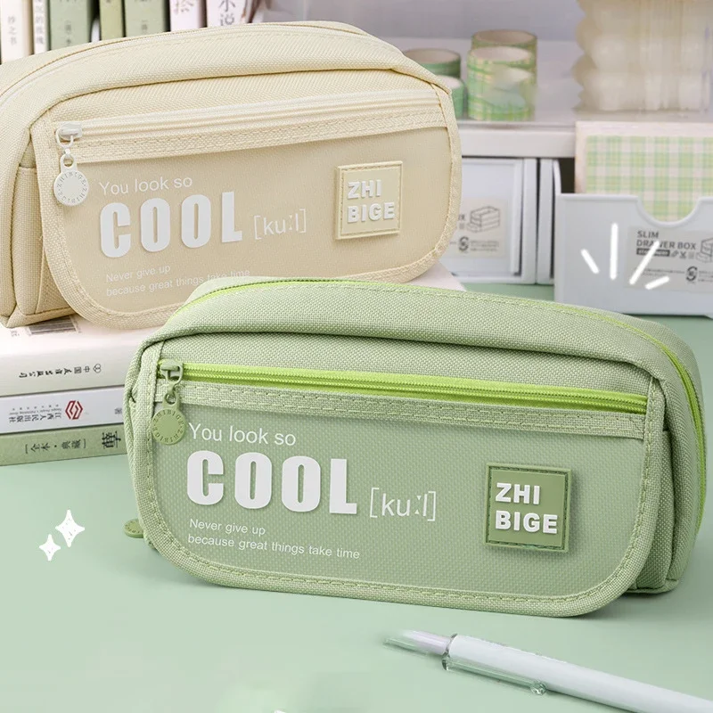 Large Capacity Pencil Bag Aesthetic Cute Pencil Case Kawaii Zipper Big Storage Pouch Korean Stationery School Office Supplies
Large Capacity Pencil Bag Aesthetic Cute Pencil Case Kawaii Zipper Big Storage Pouch Korean Stationery School Office Supplies