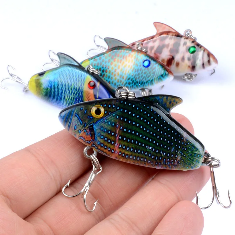 5pcs 7.9g5.5cm VIB Fishing Lures Hard Bait Coloured Drawing Bait Artificial Wobbler Plastic Bait All Depth with Treble Hooks
5pcs 7.9g5.5cm VIB Fishing Lures Hard Bait Coloured Drawing Bait Artificial Wobbler Plastic Bait All Depth with Treble Hooks