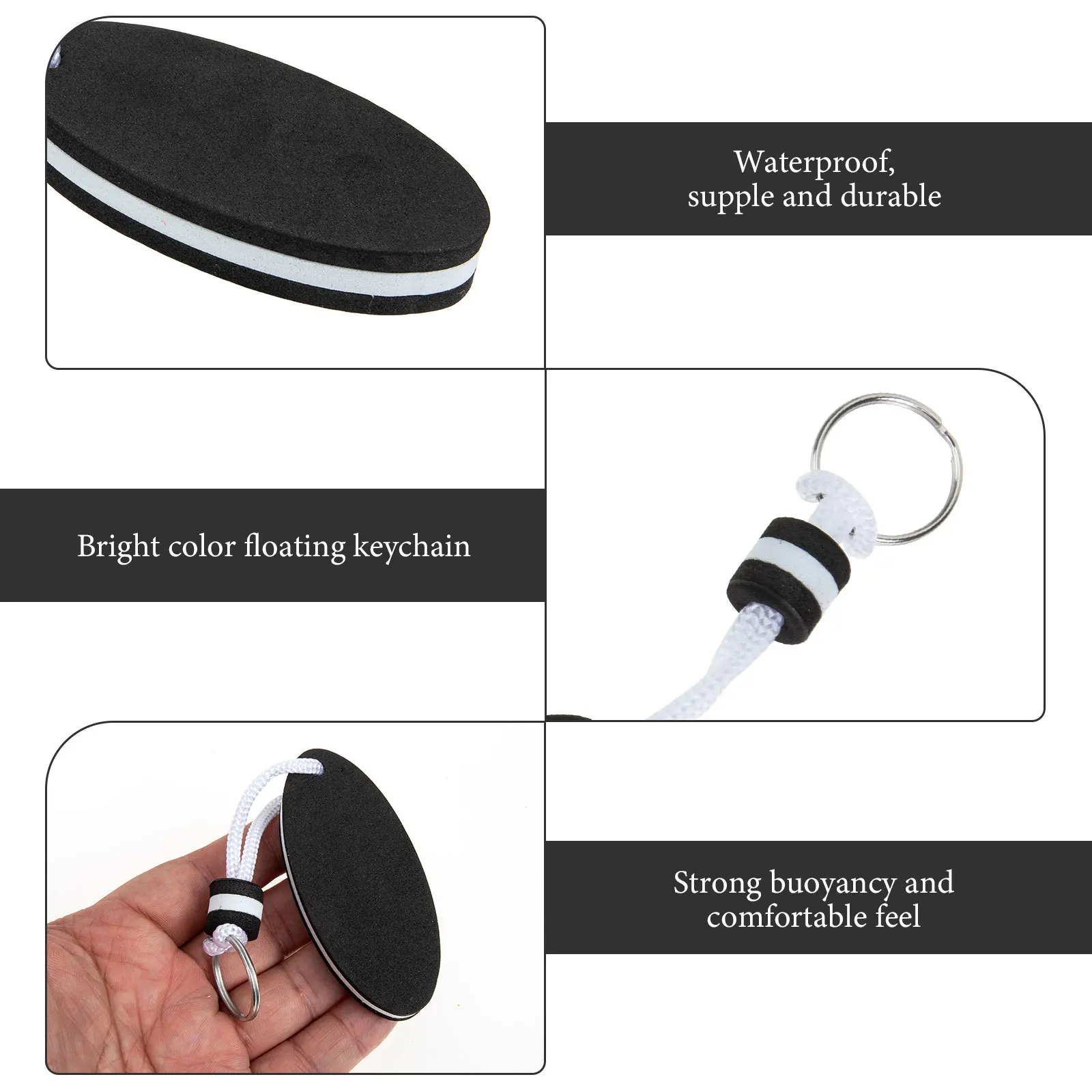 4Pcs Eva Key Chain Floating Waterproof Bright Color Prevent Keys Dropping Water Floating Keychain Eva Key Chain
4Pcs Eva Key Chain Floating Waterproof Bright Color Prevent Keys Dropping Water Floating Keychain Eva Key Chain