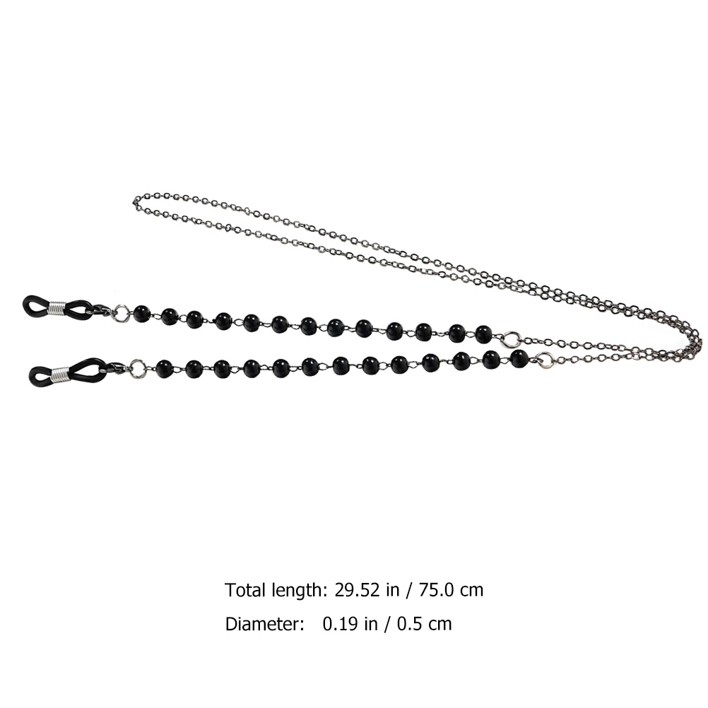 2pcs Pearl Eyeglasses Chain Copper Material Glasses Lanyard Eyewear Retainer Strap Rope Cord Reading Accessory
2pcs Pearl Eyeglasses Chain Copper Material Glasses Lanyard Eyewear Retainer Strap Rope Cord Reading Accessory