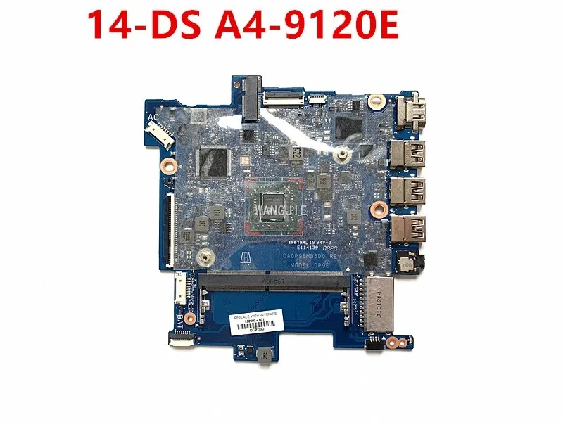 100% Working For HP Stream 14-DS 14-DS0160NR Notebook Mainboard L62000-601 L62000-501 L62000-001 DA0P9EMB6D0 0P9E A4-9120E
100% Working For HP Stream 14-DS 14-DS0160NR Notebook Mainboard L62000-601 L62000-501 L62000-001 DA0P9EMB6D0 0P9E A4-9120E