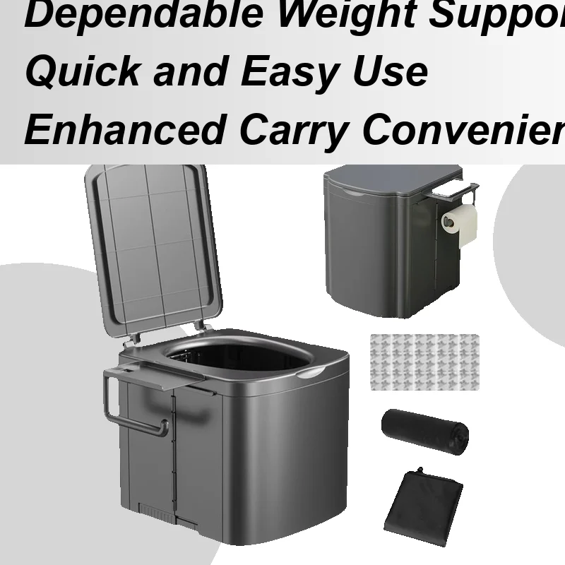 Portable Toilet Foldable Portable Toilet With Ergonomic Handle Heavy Duty Side Storage Bracket Training Seat Potty For Truck
Portable Toilet Foldable Portable Toilet With Ergonomic Handle Heavy Duty Side Storage Bracket Training Seat Potty For Truck