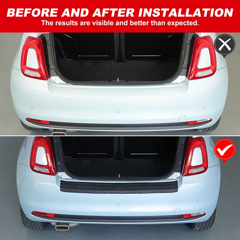 For Fiat 500 2016-2025+ TPE Black Car Trunk Bumper Decorative Guard Sticker Protection Modification Accessories
For Fiat 500 2016-2025+ TPE Black Car Trunk Bumper Decorative Guard Sticker Protection Modification Accessories