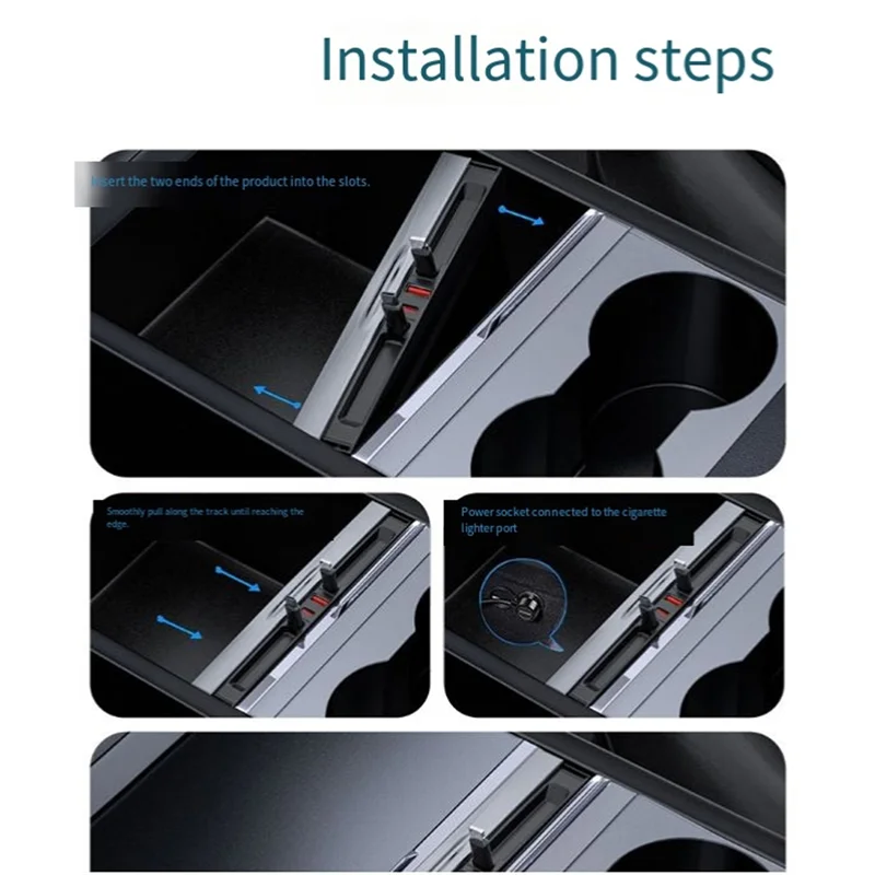 For Tesla Model Y/3 Juniper 2025 Highland 65W Multifunction Central Control Docking Station TYPE-C Fast Charging 1 To 4
For Tesla Model Y/3 Juniper 2025 Highland 65W Multifunction Central Control Docking Station TYPE-C Fast Charging 1 To 4