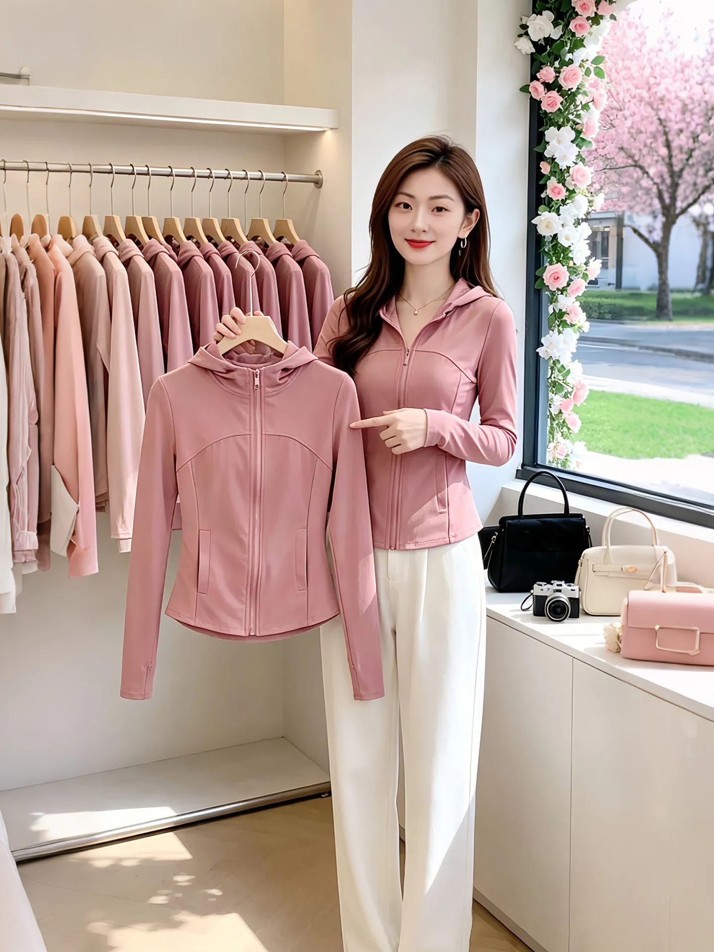 Women's Casual Lightweight Breathable Summer Fashion Outerwear Zipper Design Slimming Top Sun Protection Long Sleeve Hooded
Women's Casual Lightweight Breathable Summer Fashion Outerwear Zipper Design Slimming Top Sun Protection Long Sleeve Hooded