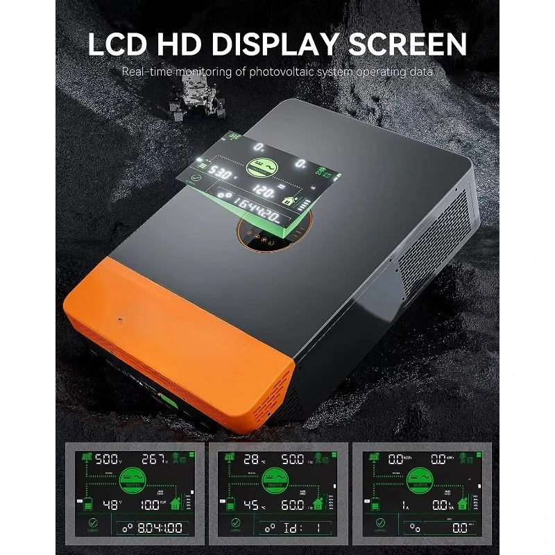 Split Phase Hybrid Inverter 120V 240V 10Kw Pv Inverter Wifi Monitor 48V Single Phase 110V Charge Gel Lithium Battery
Split Phase Hybrid Inverter 120V 240V 10Kw Pv Inverter Wifi Monitor 48V Single Phase 110V Charge Gel Lithium Battery