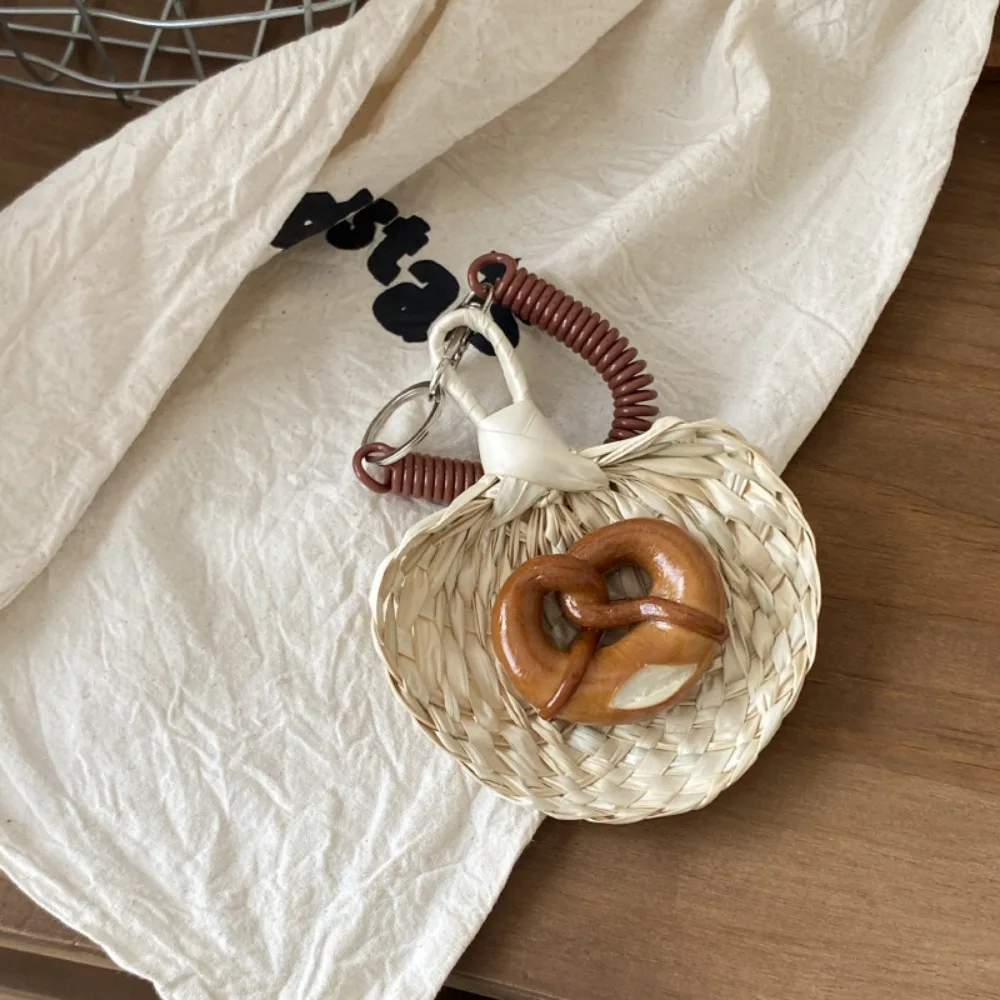 Kawaii Bagel Alkaline Bread Pendant Keyring Keychain Palm-leaf Fan Pendant Cute Bag Hanging Simulated Food Key Chain Gift 
Kawaii Bagel Alkaline Bread Pendant Keyring Keychain Palm-leaf Fan Pendant Cute Bag Hanging Simulated Food Key Chain Gift