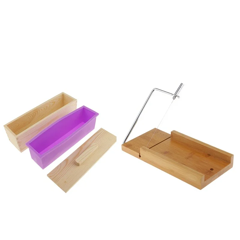 Silicone Soap Mold And Wooden Soap Cutter Cutting Tools DIY Cake Candle Food Slicer For DIY Soap/Cake/Chocolate Making Tools
Silicone Soap Mold And Wooden Soap Cutter Cutting Tools DIY Cake Candle Food Slicer For DIY Soap/Cake/Chocolate Making Tools