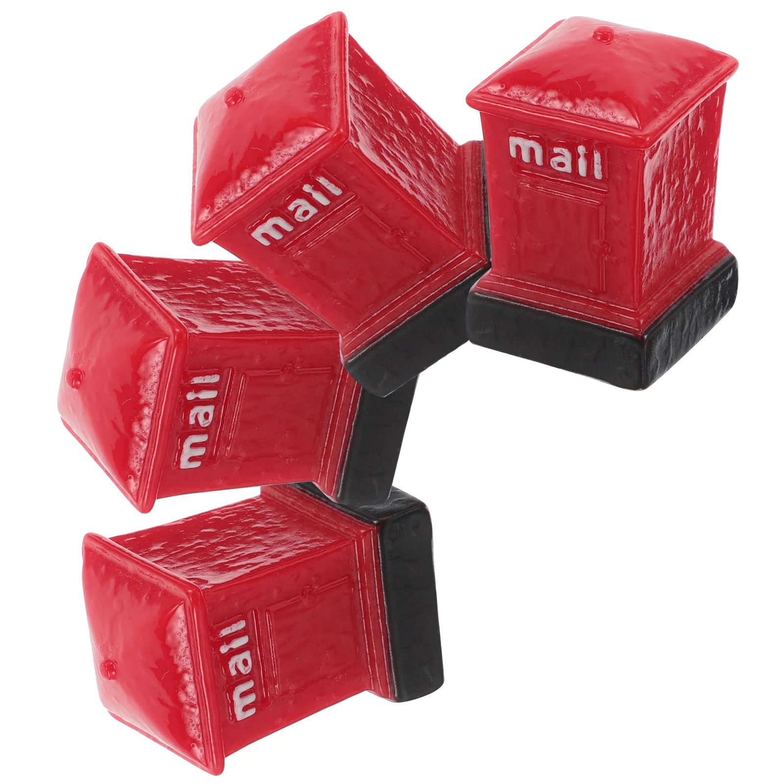 4Pcs Miniature Mailbox Model Resin Tiny Post Box Ornament Office Desk Decor Mini Mailbox Small Garden Dollhouse Accessories
4Pcs Miniature Mailbox Model Resin Tiny Post Box Ornament Office Desk Decor Mini Mailbox Small Garden Dollhouse Accessories