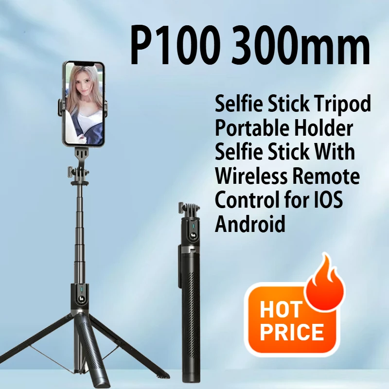 For P100 Selfie Stick Extendable Selfie Stick Tripod Portable Holder Selfie Stick With Wireless Remote Control for IOS Android 
For P100 Selfie Stick Extendable Selfie Stick Tripod Portable Holder Selfie Stick With Wireless Remote Control for IOS Android