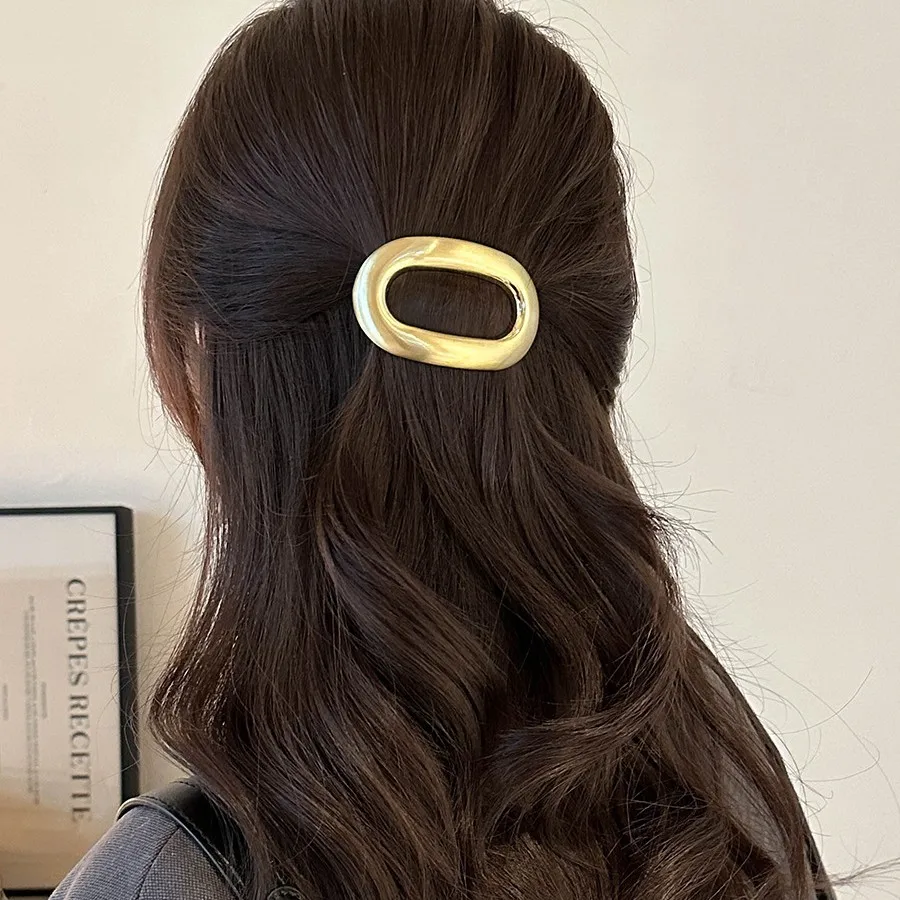 Premium Metal Heart Hair Spring Clip Half Up Side Barrette for Women Elegant Daily Use Silver
Premium Metal Heart Hair Spring Clip Half Up Side Barrette for Women Elegant Daily Use Silver