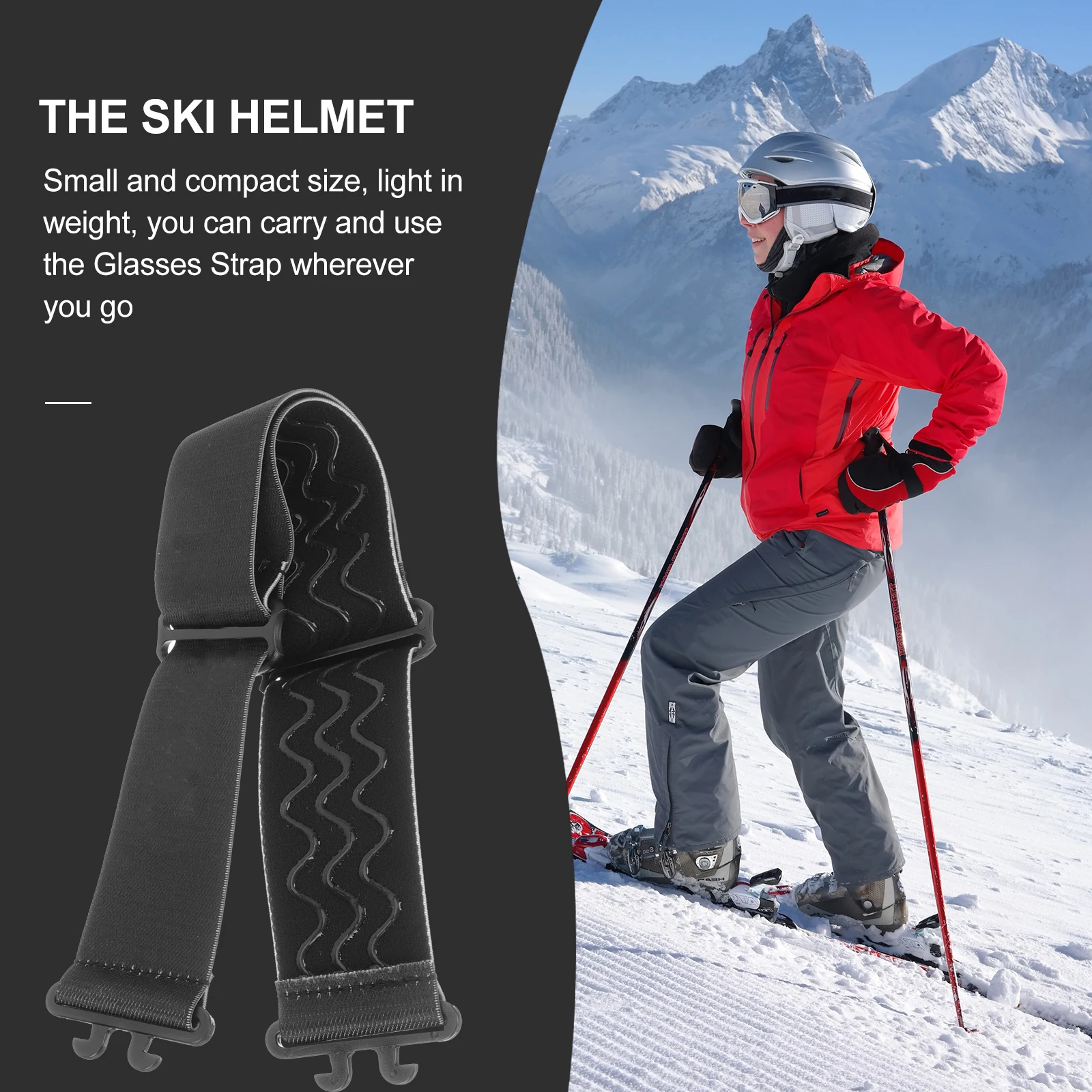 Ski Goggles Strap Elastic Stretchy Replacement Portable Multifunctional Ski Supplies Durable Wear Resistant Practical Sports
Ski Goggles Strap Elastic Stretchy Replacement Portable Multifunctional Ski Supplies Durable Wear Resistant Practical Sports
