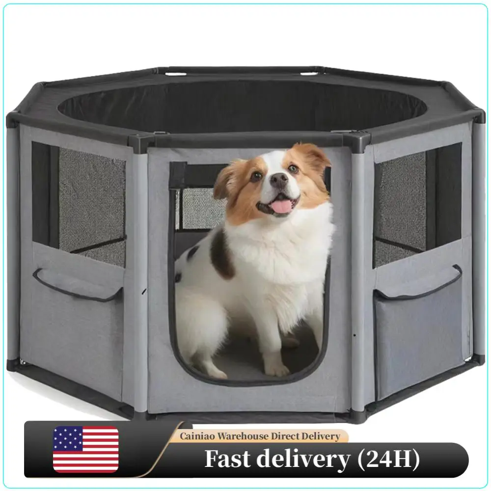 Портативная складная палатка для кошек, водонепроницаемый восьмиугольный дышащий сетчатый ящик для собак, ткань Оксфорд, восьмиугольная клетка для домашних животных, забор для щенков, собак, кошек
Портативная складная палатка для кошек, водонепроницаемый восьмиугольный дышащий сетчатый ящик для собак, ткань Оксфорд, восьмиугольная клетка для домашних животных, забор для щенков, собак, кошек