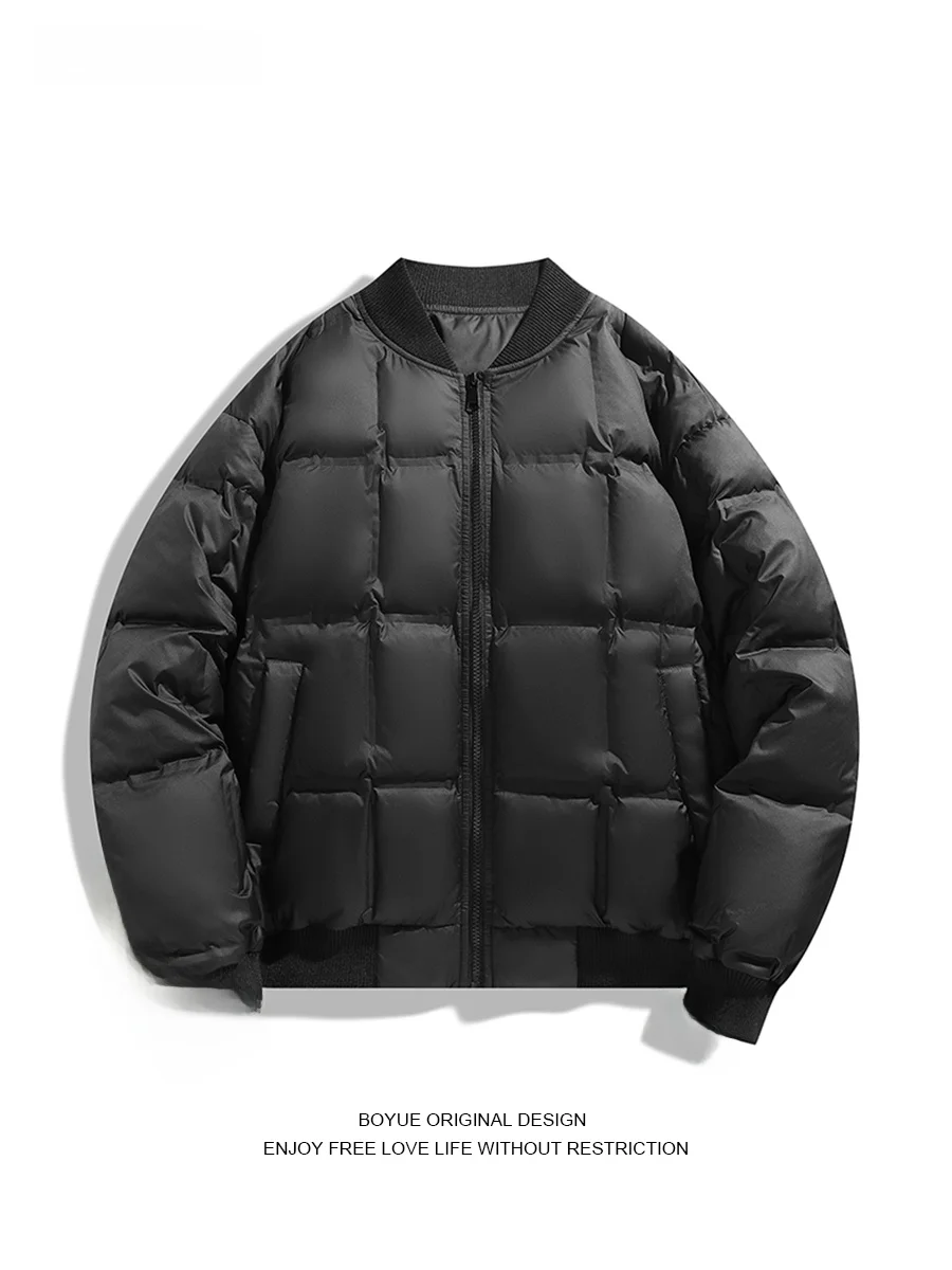 Boyue Winter Baseball Collar ort Cotton Jaet Large Size Trendy Pure Color Versatile Warm Men's Clothing Youth Faion
Boyue Winter Baseball Collar ort Cotton Jaet Large Size Trendy Pure Color Versatile Warm Men's Clothing Youth Faion