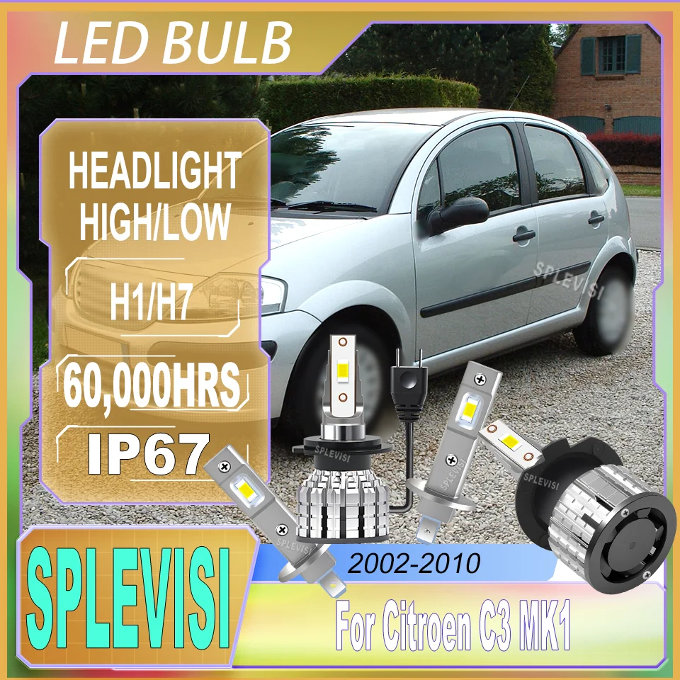 12v High Bright LED Headlight Hi/Lo Beam Combo - 6000K White For Citroen C3 MK1 2002 2003 2004 2005 2006 2007 2008 2009 2010
12v High Bright LED Headlight Hi/Lo Beam Combo - 6000K White For Citroen C3 MK1 2002 2003 2004 2005 2006 2007 2008 2009 2010