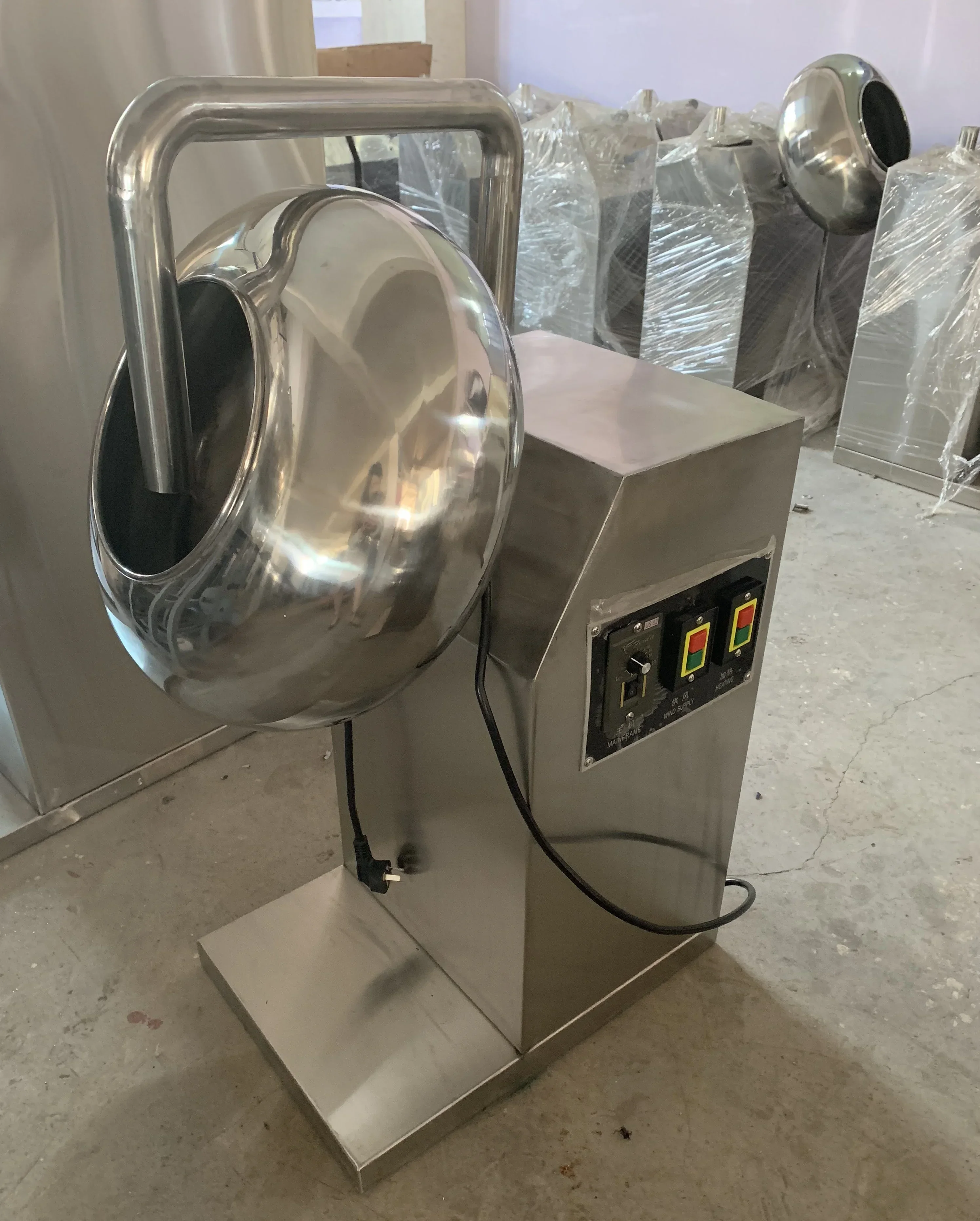 -Peanut Coating Machine/peanut Sugar Coating Pan Machine Drum/chocolate Coating Machine
-Peanut Coating Machine/peanut Sugar Coating Pan Machine Drum/chocolate Coating Machine