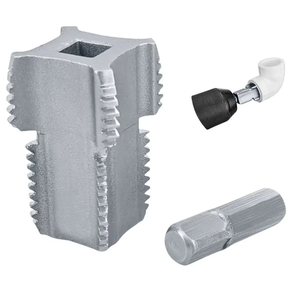 4/6 Points PVC Pipe Threader Kit Internal Thread Universal Thread Tap Various Die Sizes Pipe Threader Pipe for Electric Drill
4/6 Points PVC Pipe Threader Kit Internal Thread Universal Thread Tap Various Die Sizes Pipe Threader Pipe for Electric Drill