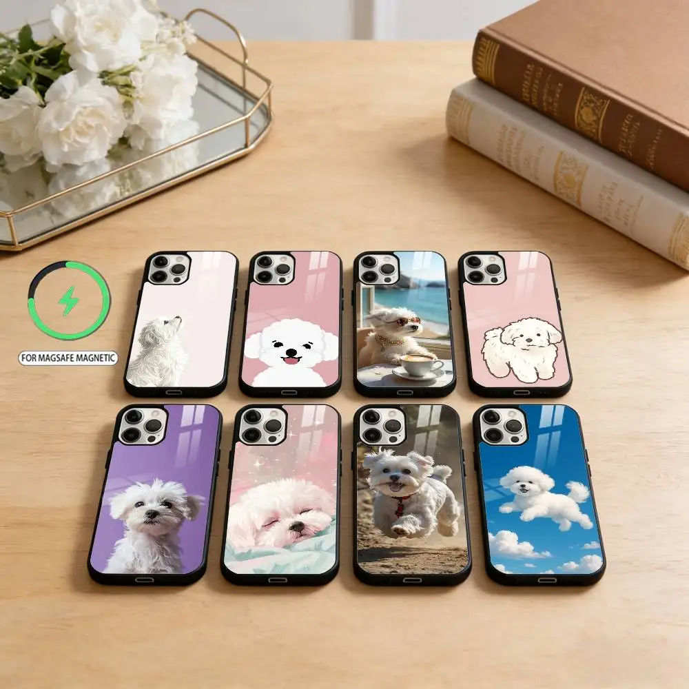 Чехол для телефона с изображением милого мальтезе для iPhone 17, 16, 15, 14, 13, 12, 11 Plus, Pro Max, магнитный, для беспроводной зарядки MagSafe
Чехол для телефона с изображением милого мальтезе для iPhone 17, 16, 15, 14, 13, 12, 11 Plus, Pro Max, магнитный, для беспроводной зарядки MagSafe