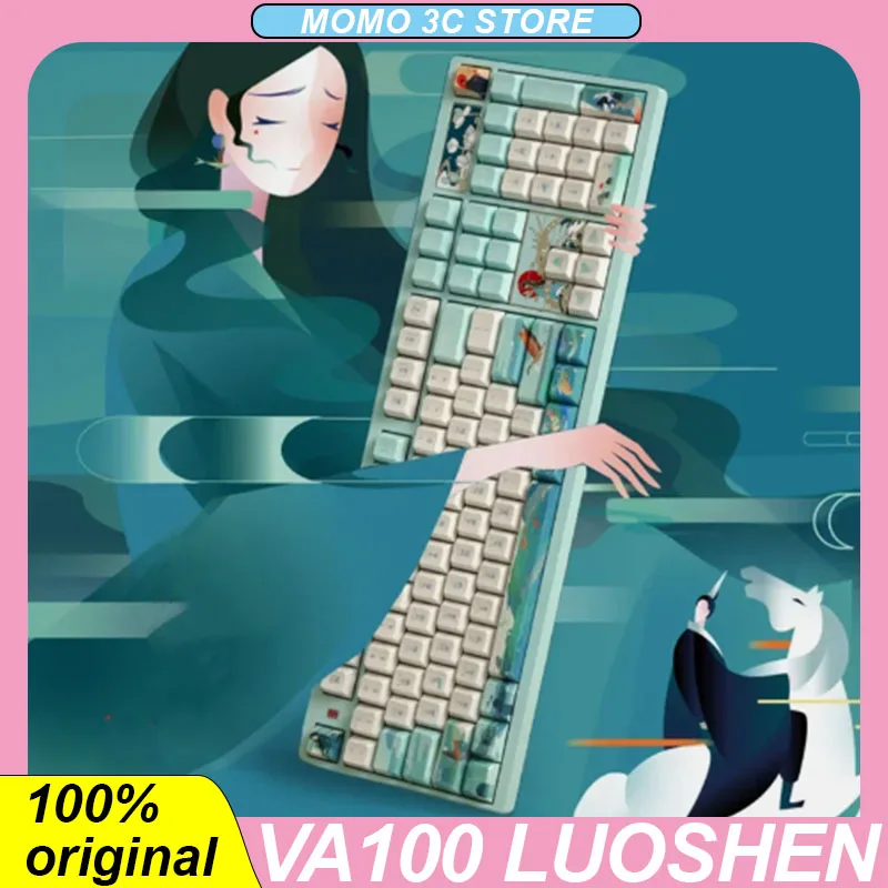 Механическая клавиатура Varmilo VA100 Luoshen, трехрежимная Проводная/Беспроводная Bluetooth клавиатура с горячим разъемом RGB, индивидуальные игровые клавиатуры для киберспорта
Механическая клавиатура Varmilo VA100 Luoshen, трехрежимная Проводная/Беспроводная Bluetooth клавиатура с горячим разъемом RGB, индивидуальные игровые клавиатуры для киберспорта