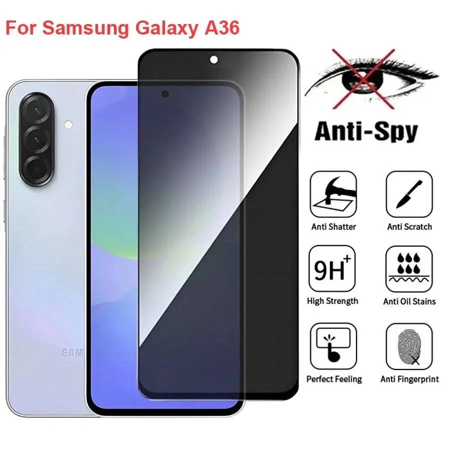 For Samsung Galaxy A36 SM-A366E Anti Spy Privacy Tempered Glass Screen Protector Compatible For Galaxya36 Phone Film
For Samsung Galaxy A36 SM-A366E Anti Spy Privacy Tempered Glass Screen Protector Compatible For Galaxya36 Phone Film