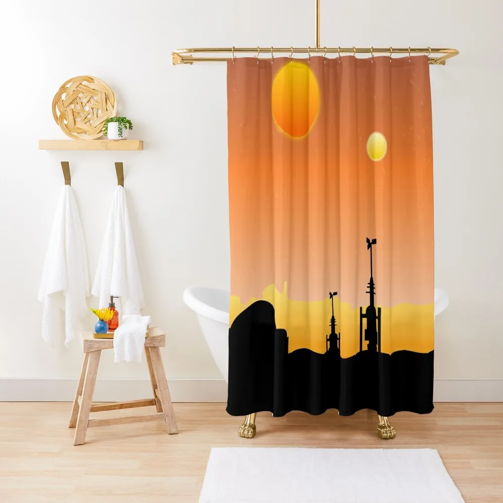 Tatooine Shower Curtain Bathroom And Shower Shower Set Waterproof And Anti-Mold Window Curtain
Tatooine Shower Curtain Bathroom And Shower Shower Set Waterproof And Anti-Mold Window Curtain