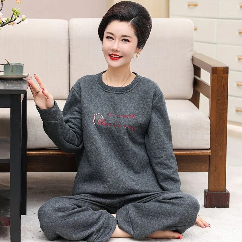 2023 New Thickened Pajamas Women's Winter Thickened Sleepwear Cotton Long-Sleeved Air Sandwich Warm Autumn Suit Loungewear
2023 New Thickened Pajamas Women's Winter Thickened Sleepwear Cotton Long-Sleeved Air Sandwich Warm Autumn Suit Loungewear