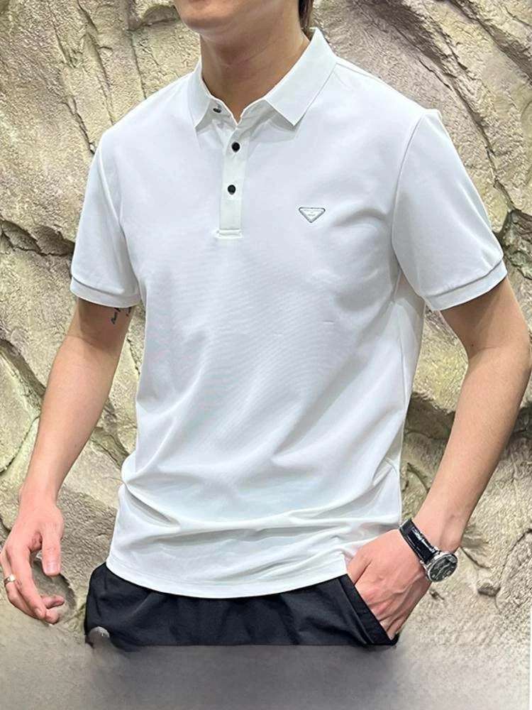 Ultra Comfortable Ice Silk Gauze ort Sve irt Men's Busin Casual Emed Summer Faionable Cotton Blend T-irt
Ultra Comfortable Ice Silk Gauze ort Sve irt Men's Busin Casual Emed Summer Faionable Cotton Blend T-irt