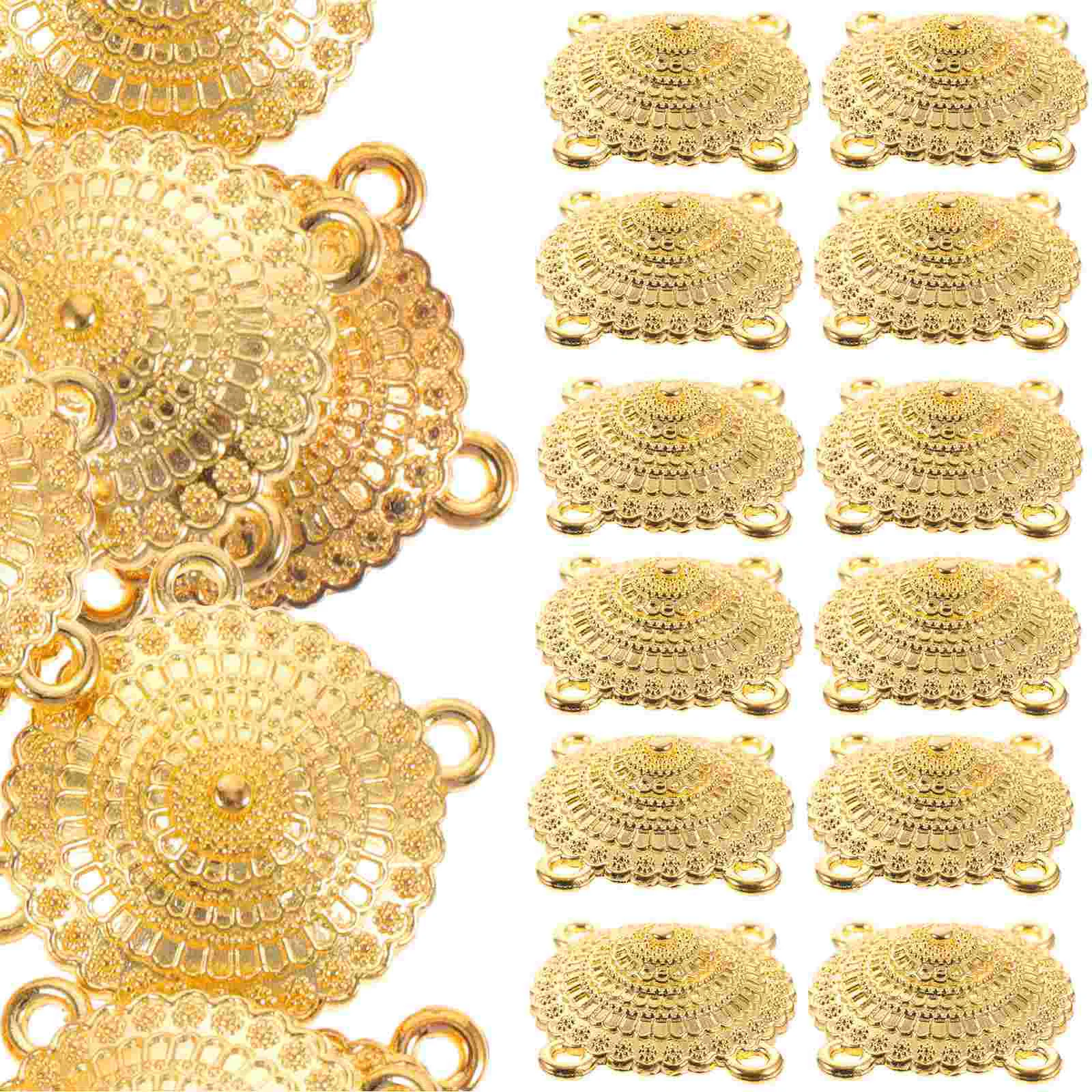 20 Pcs Accessory Connector Hollow Design Charms Decor DIY Gold Alloy Simple Jewelry Pendant Bracelet Ornaments
20 Pcs Accessory Connector Hollow Design Charms Decor DIY Gold Alloy Simple Jewelry Pendant Bracelet Ornaments