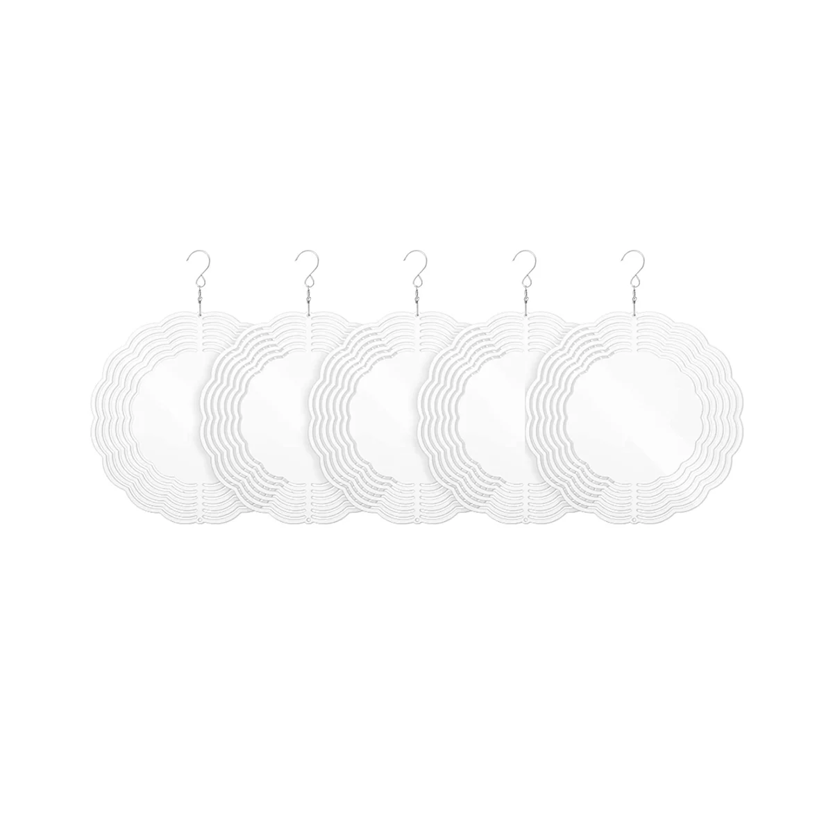 5 Pack 10-Inch Sublimation Wind Spinner Blanks,3D Metal Wind Spinners,Double-Sided Hanging Yards Garden Lawn Decoration
5 Pack 10-Inch Sublimation Wind Spinner Blanks,3D Metal Wind Spinners,Double-Sided Hanging Yards Garden Lawn Decoration