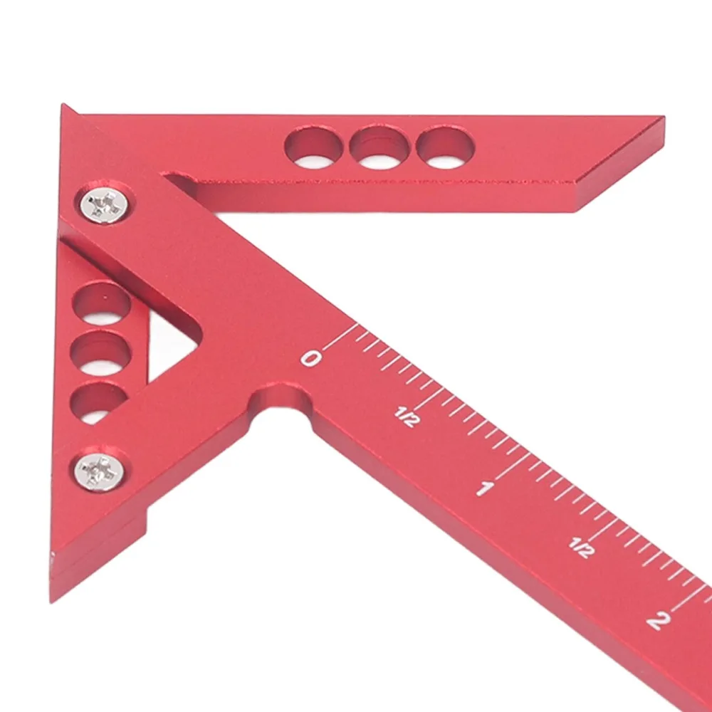 Convenient 45 Degree Center Finder Gauge Aluminum Alloy 90 Degree Aluminum Alloy Line Ruler Red Center Finding Ruler Woodworking
Convenient 45 Degree Center Finder Gauge Aluminum Alloy 90 Degree Aluminum Alloy Line Ruler Red Center Finding Ruler Woodworking