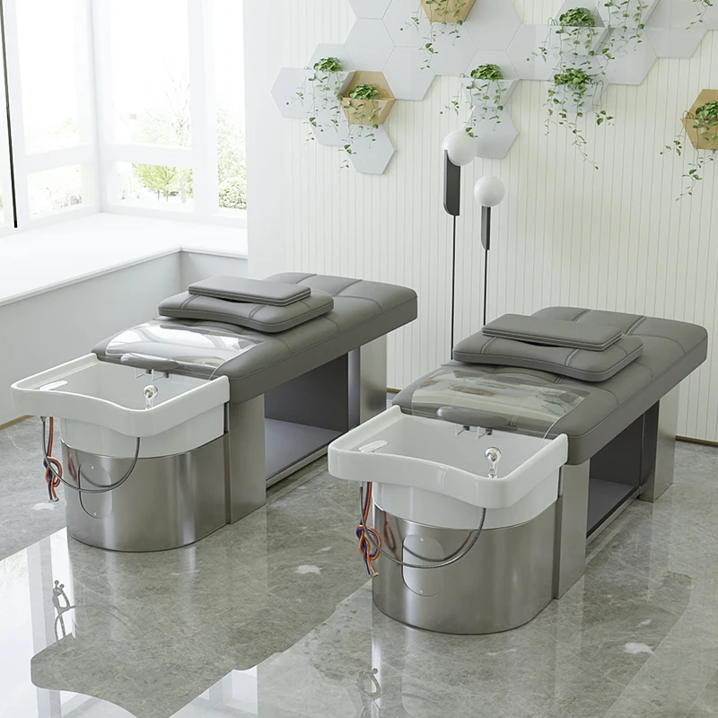 Massage Head Spa Shampoo Chairs Simplicity Stainless Steel Equipment Hair Wash Shampoo Chairs Modern Furniture Cadeira Lsxtc
Massage Head Spa Shampoo Chairs Simplicity Stainless Steel Equipment Hair Wash Shampoo Chairs Modern Furniture Cadeira Lsxtc
