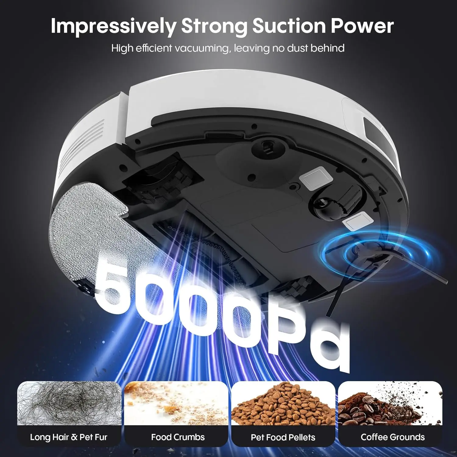 Smart Robot Vacuum Cleaner with LDS Laser for Household Use Aspiradora That Mops and Has Self-Emptying Dustbin Battery Powered
Smart Robot Vacuum Cleaner with LDS Laser for Household Use Aspiradora That Mops and Has Self-Emptying Dustbin Battery Powered