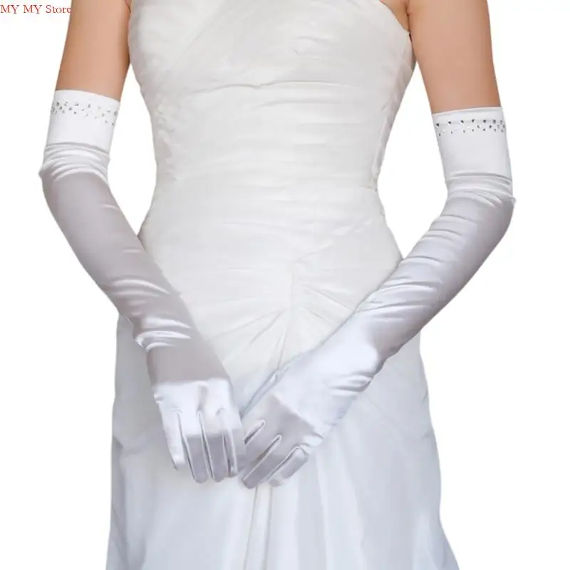 White Gloves for Women and Girls in Theme Party Comfortable to Wear Elastic Nightclub Stretchy Crystal Gloves
White Gloves for Women and Girls in Theme Party Comfortable to Wear Elastic Nightclub Stretchy Crystal Gloves