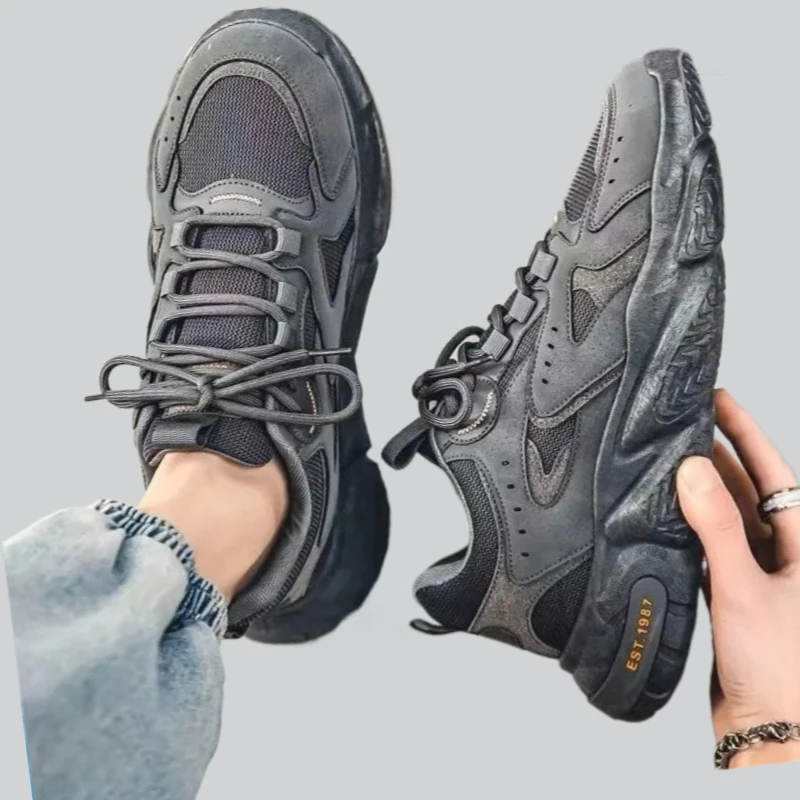 New Breathable Mesh Men Trendy Versatile Thick Soled Sports Casual Shoes Running Dad Trendy Spring
New Breathable Mesh Men Trendy Versatile Thick Soled Sports Casual Shoes Running Dad Trendy Spring