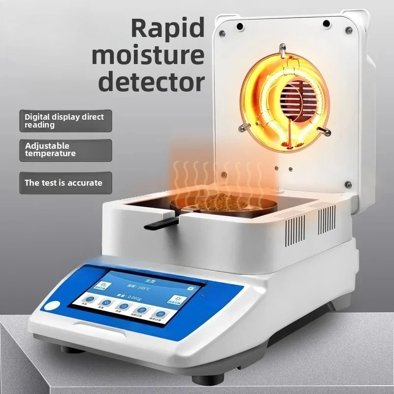 Digital direct reading accurate and fast moisture analyzer
Digital direct reading accurate and fast moisture analyzer
