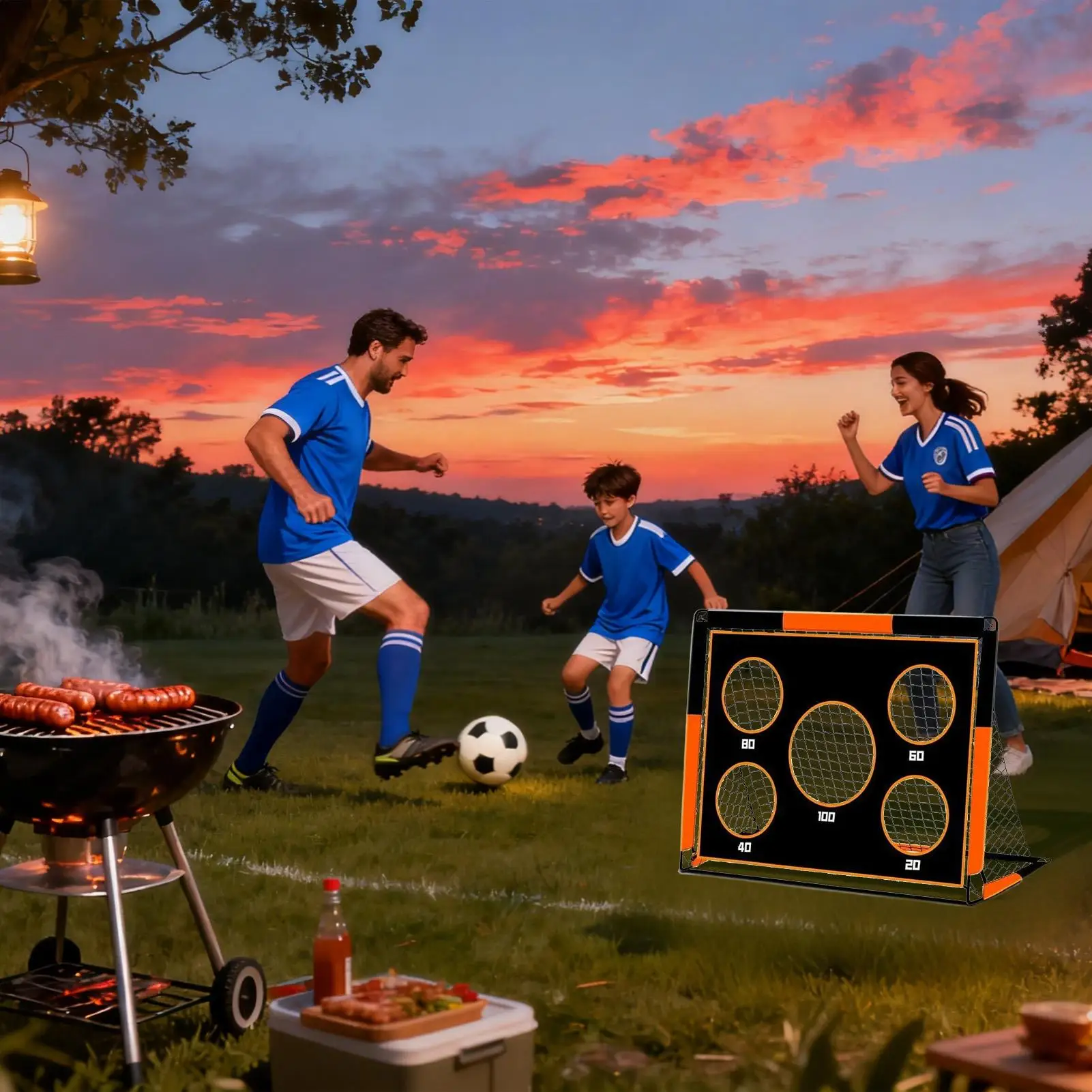 2 в 1, складная сетка для футбольных ворот на заднем дворе, спортивные тренировки в помещении и на открытом воздухе для улучшения точности и стрельбы
2 в 1, складная сетка для футбольных ворот на заднем дворе, спортивные тренировки в помещении и на открытом воздухе для улучшения точности и стрельбы