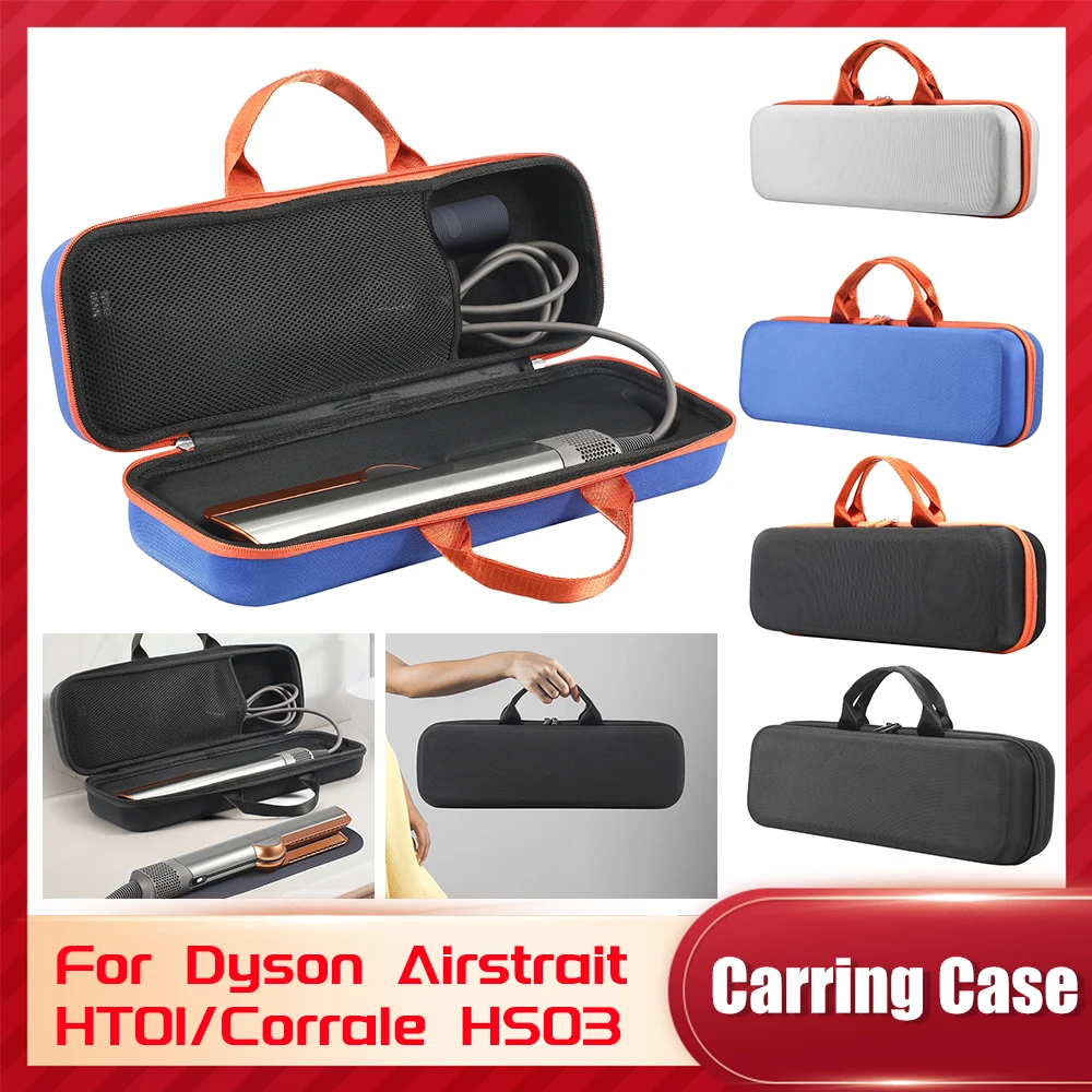 Storage Bag for Dyson Airstrait/Corrale HS03 Hair Straightener Portable Travel Carring Case Shockproof Anti-scratch Hardshell
Storage Bag for Dyson Airstrait/Corrale HS03 Hair Straightener Portable Travel Carring Case Shockproof Anti-scratch Hardshell