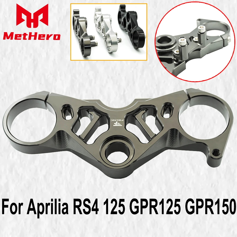 CNC Aluminum Motorcycle Front Fork Lowering Triple Tree Upper Top Clamp Fit For Aprilia RS4 125 GPR125 GPR150 2011-2015 2016
CNC Aluminum Motorcycle Front Fork Lowering Triple Tree Upper Top Clamp Fit For Aprilia RS4 125 GPR125 GPR150 2011-2015 2016